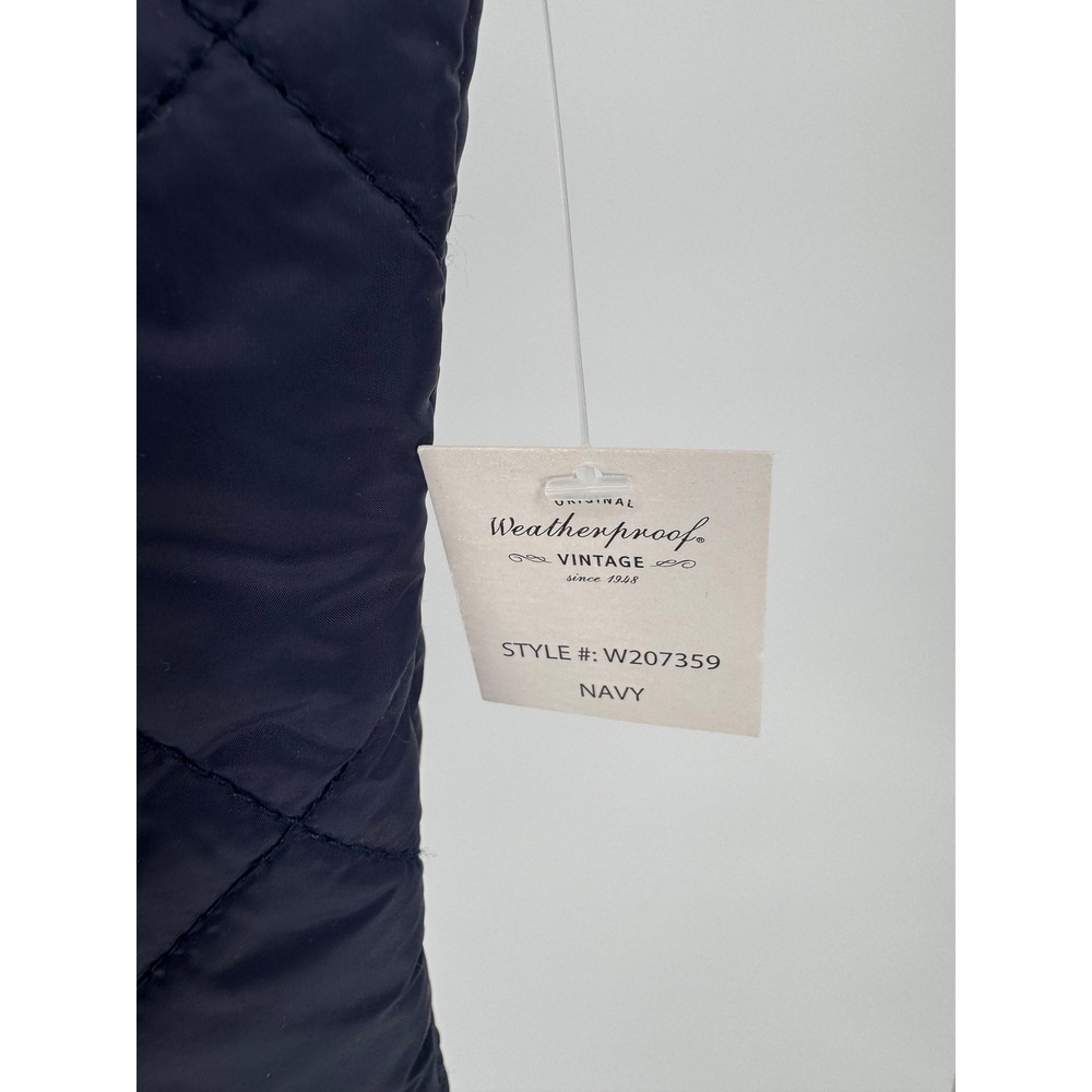 Weatherproof Vintage Georgia Southern Eagles Quilted Medium Vest Navy - Picture 4 of 7